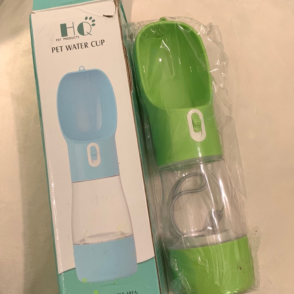 HQ PET WATER CUP (Food Area/Water Area) GREEN